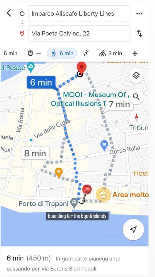 Civico 22 Apartman Trapani Kültér fotó